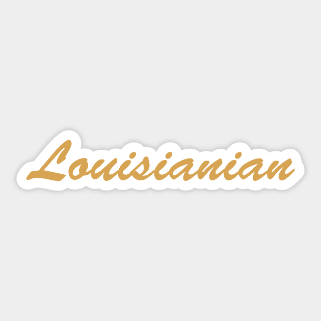 Louisianian Sticker by Novel_Designs